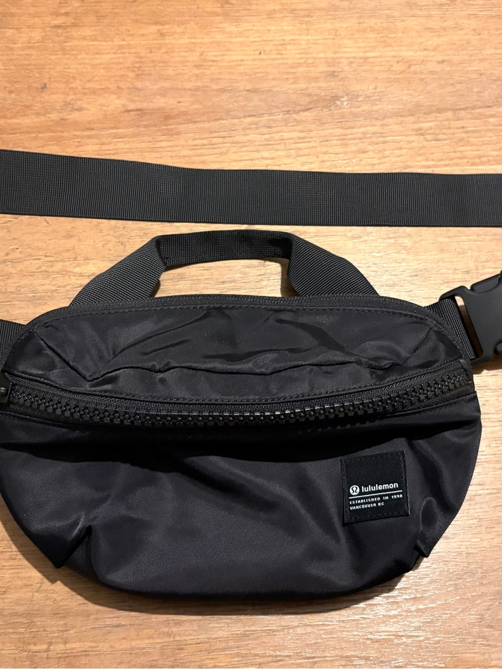 Lululemon Black Waist Belt Bag